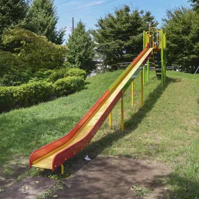足立富士見公園の大きな滑り台