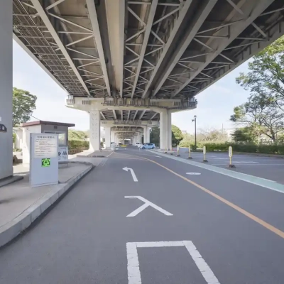 都市農業公園の駐車場