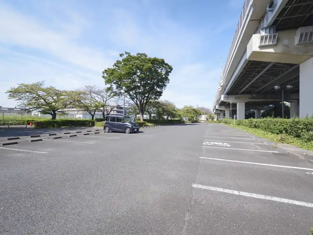 都市農業公園の駐車場