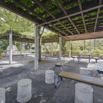 都市農業公園の風景