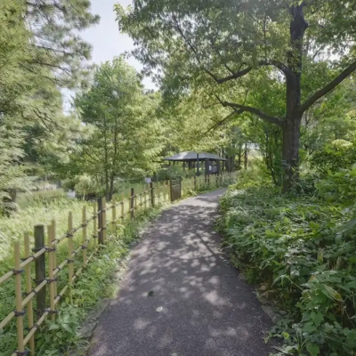 都市農業公園の風景