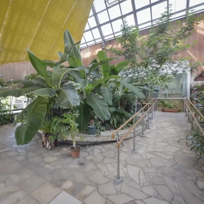 都市農業公園の「人と自然の共生館」