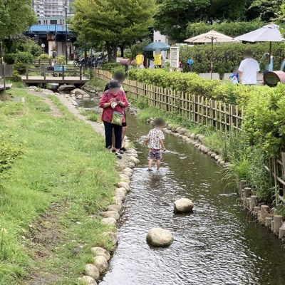 親水エリア（五反野コミュニティ公園）