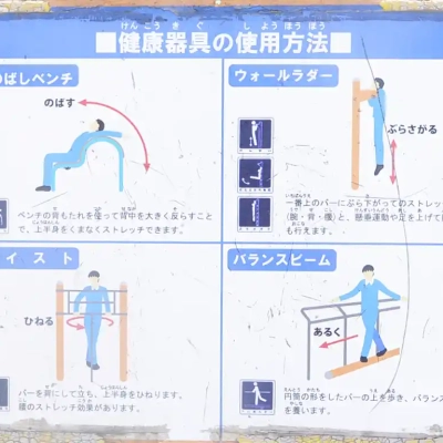 gotyouda-training-7 健康器具の案内(五丁田公園)