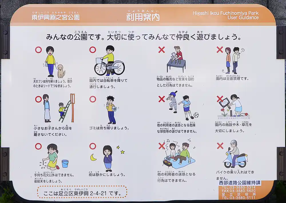 higashiikouh-sign-1 東伊興淵之宮公園の案内板