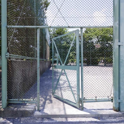 多目的広場の入口（一ツ家第一公園）