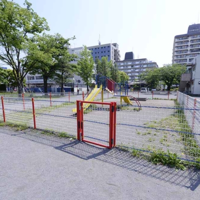 フェンスで囲われているので安心