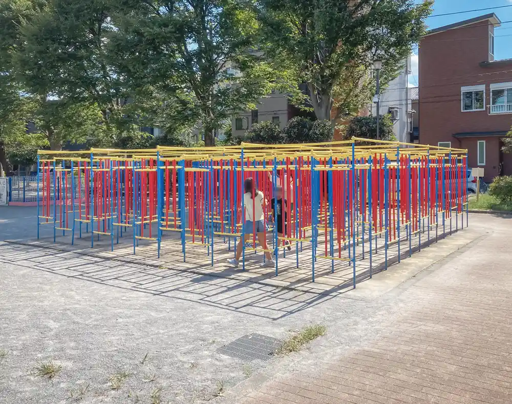 hujidukanishi-playground-equipment-8 葛飾区藤塚西公園にある仕掛け迷路