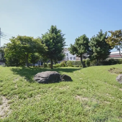 伊興四丁目公園の庭園