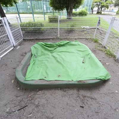 入谷中央公園の砂場