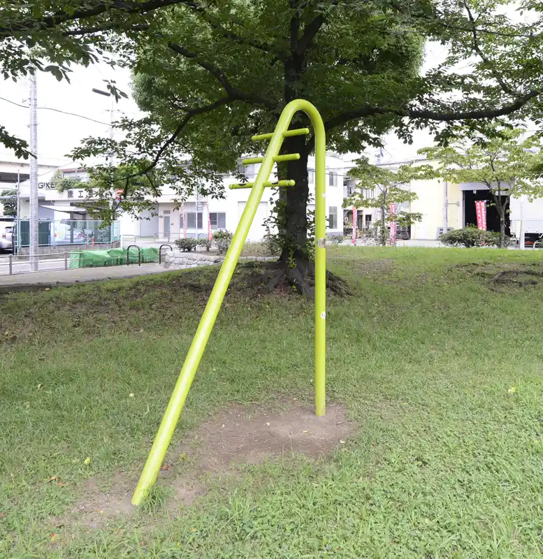 入谷中央公園のぶら下がり健康器具