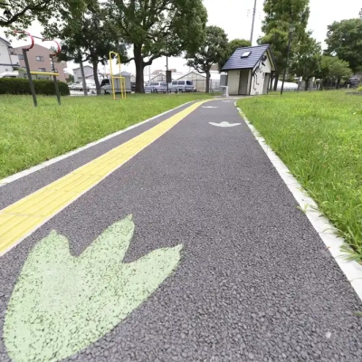 iriyanakagou-south-landscape-1 入谷中郷南恐竜公園の恐竜の足跡