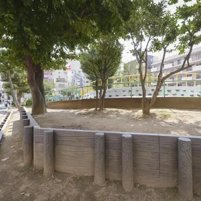 亀有公園の植え込み