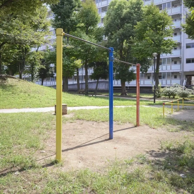 上沼田北公園の鉄棒