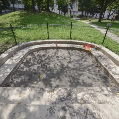 上沼田北公園の砂場