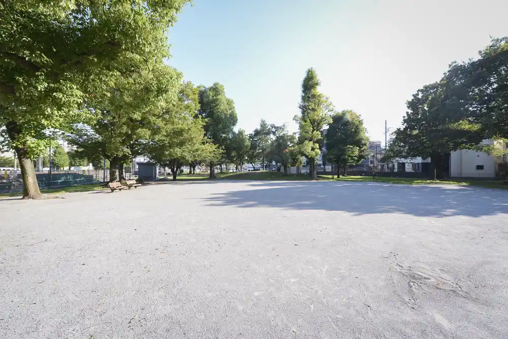 勝田堀公園にある多目的広場