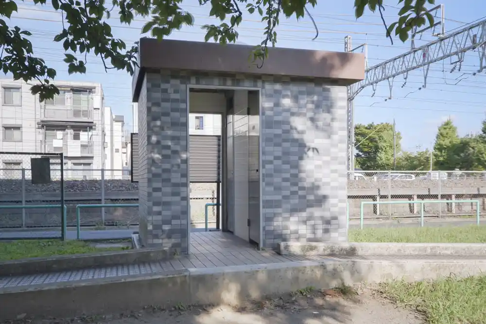 勝田堀公園にあるトイレ