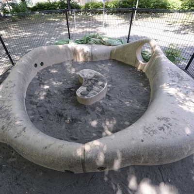 砂場（吉右衛門堀公園）