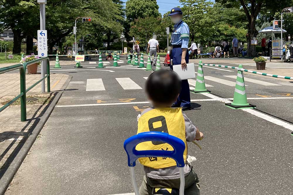 交通安全教室（北鹿浜公園）