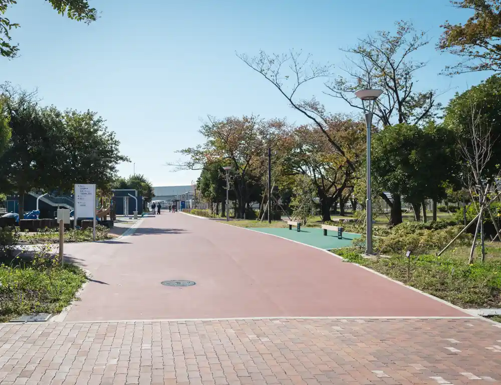 小菅東スポーツ公園にあるウォーキングコース