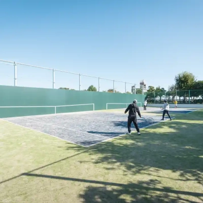 小菅東スポーツ公園にある壁打ちテニスコート