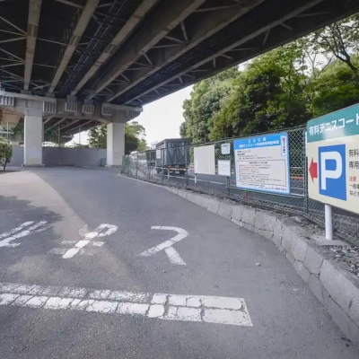 江北公園の駐車場