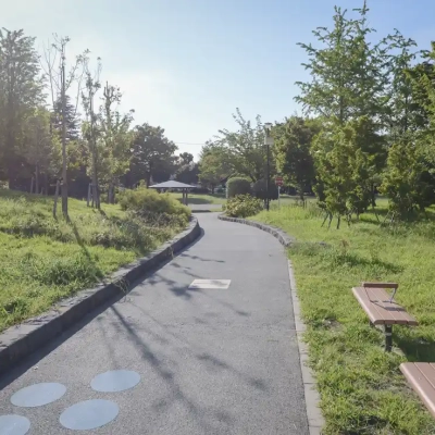 江北平成公園のウォーキングコース