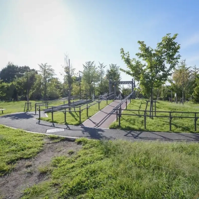 江北平成公園のウォーキングコース