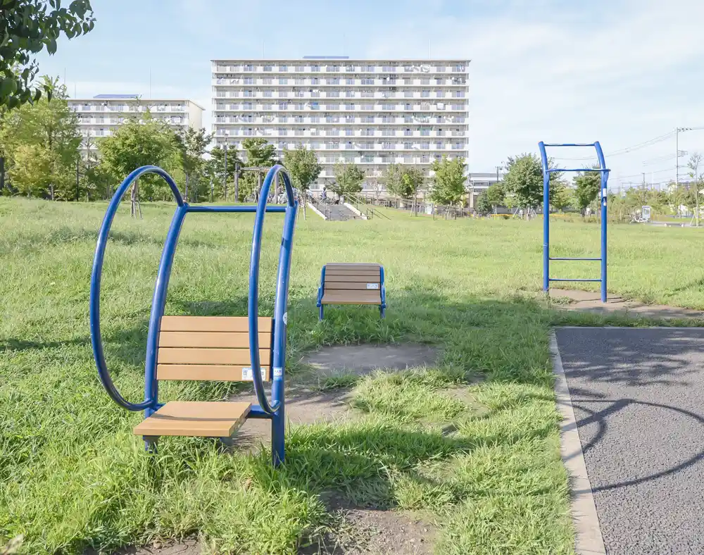 江北平成公園のトレーニング器具