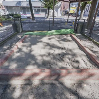 南宮城公園にある砂場