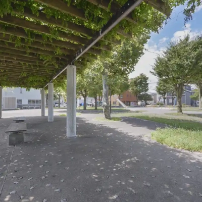 南椿公園のベンチ