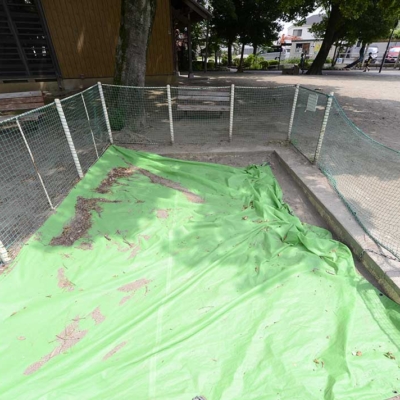 砂場（舎人二丁目児童遊園）