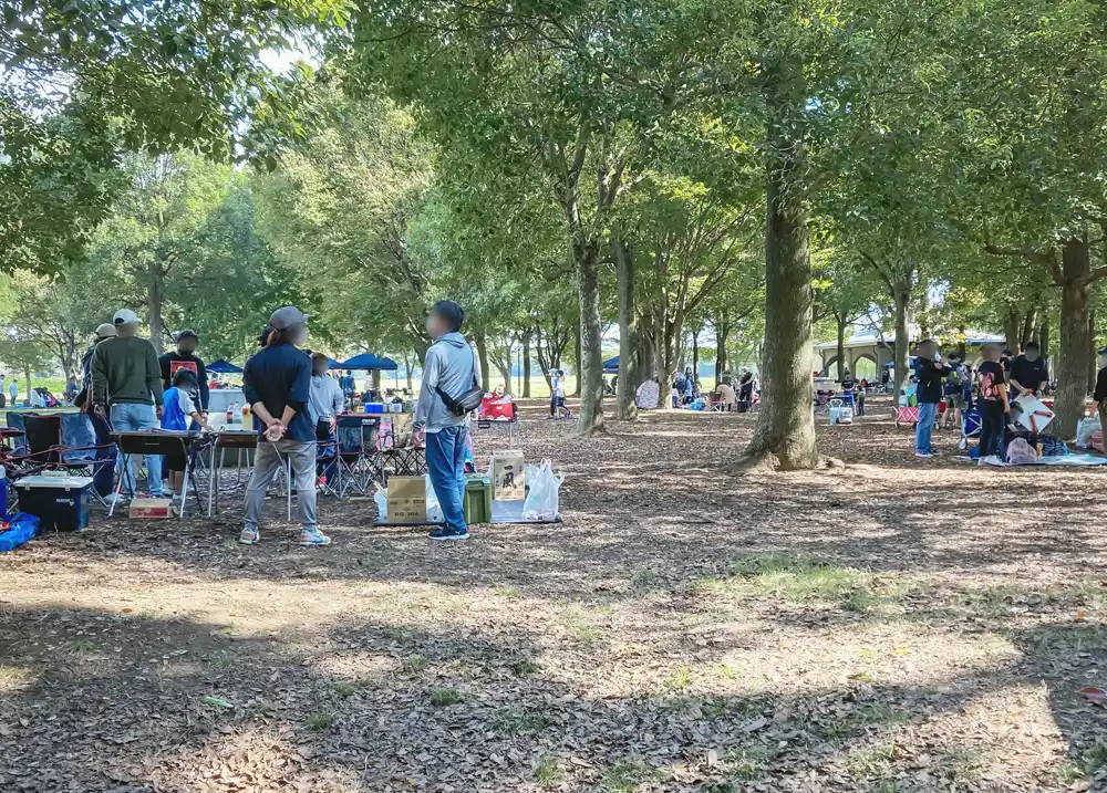 mizumoto-bouken-bbq-1 水元公園にある冒険広場の近くにあるバーベキュー広場