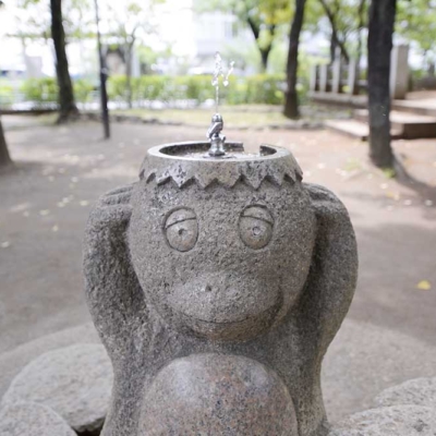 カッパの水飲み場（六木中央公園）