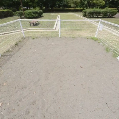 中川公園A地区にある砂場