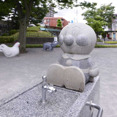 アンパンマンの水飲み場（大谷田南公園）