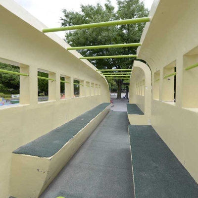 アンパンマンバスの車内（大谷田南公園）