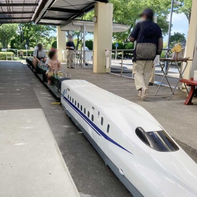 出発前のミニ列車（大谷田南公園）