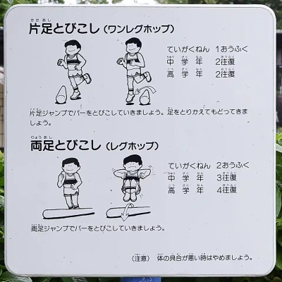 ougiityoume-training-4 扇一丁目のびのび児童遊園の運動器具の案内