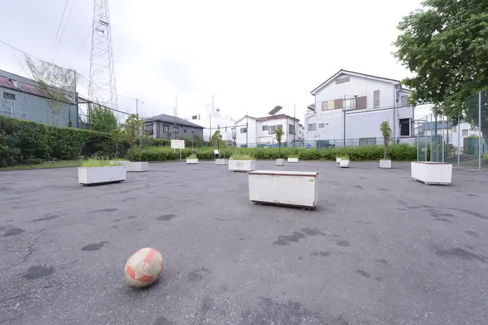 扇中央公園のボール遊びコーナー