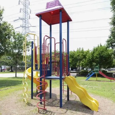 皿沼公園のコンビネーション遊具