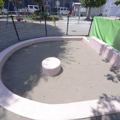砂場（千住旭公園）