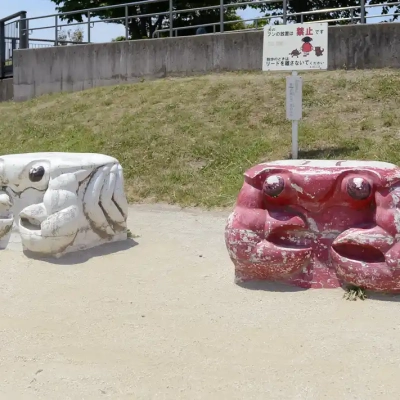 senjusakura-playground-equipment-2 カニの象形遊具(千住桜木町公園)