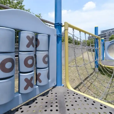 senjusakura-playground-equipment-5 コンビネーション遊具のアスレチック(千住桜木町公園)