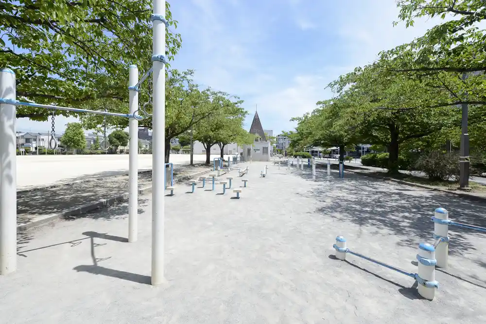 運動器具コーナー（千住スポーツ公園）