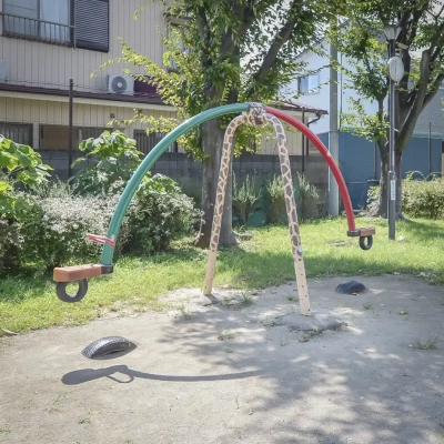 鹿浜東公園のシーソー