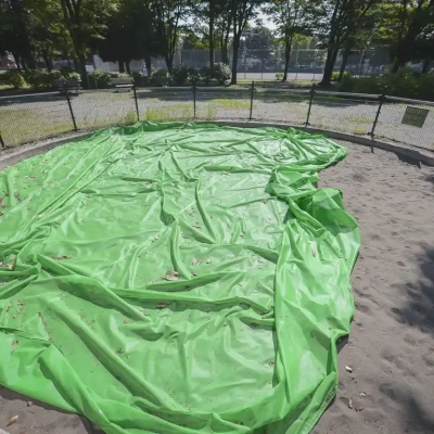 島糀屋公園の砂場