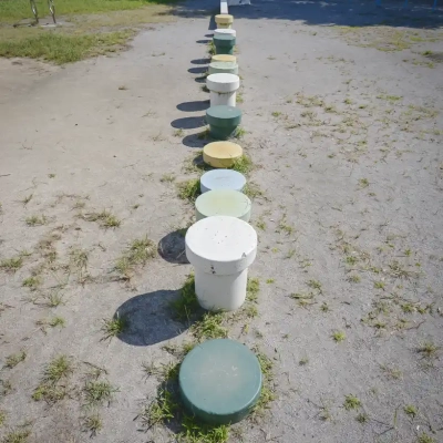 島糀屋公園の飛び石