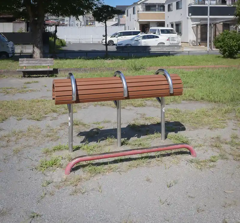 島糀屋公園の健康器具
