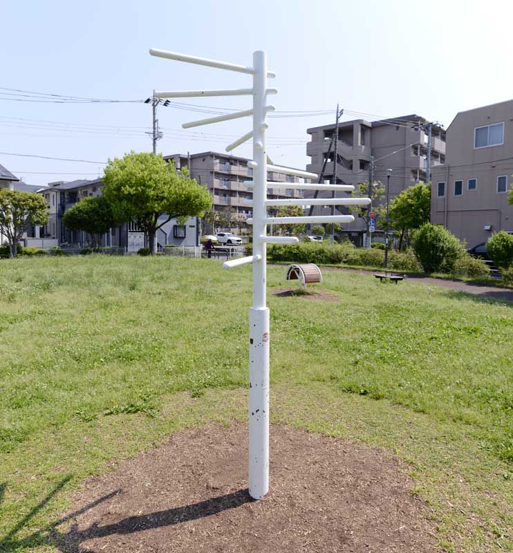shimaroku-training-1 ぶら下がり棒(島六ふれあい公園)